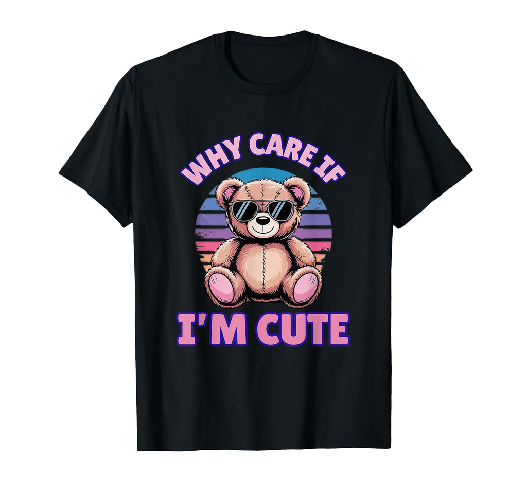 Funny Teddy Bear Sunset T-Shirt - Unique Graphic for Adults - T-Shirt, Sweatshirt, Hoodie