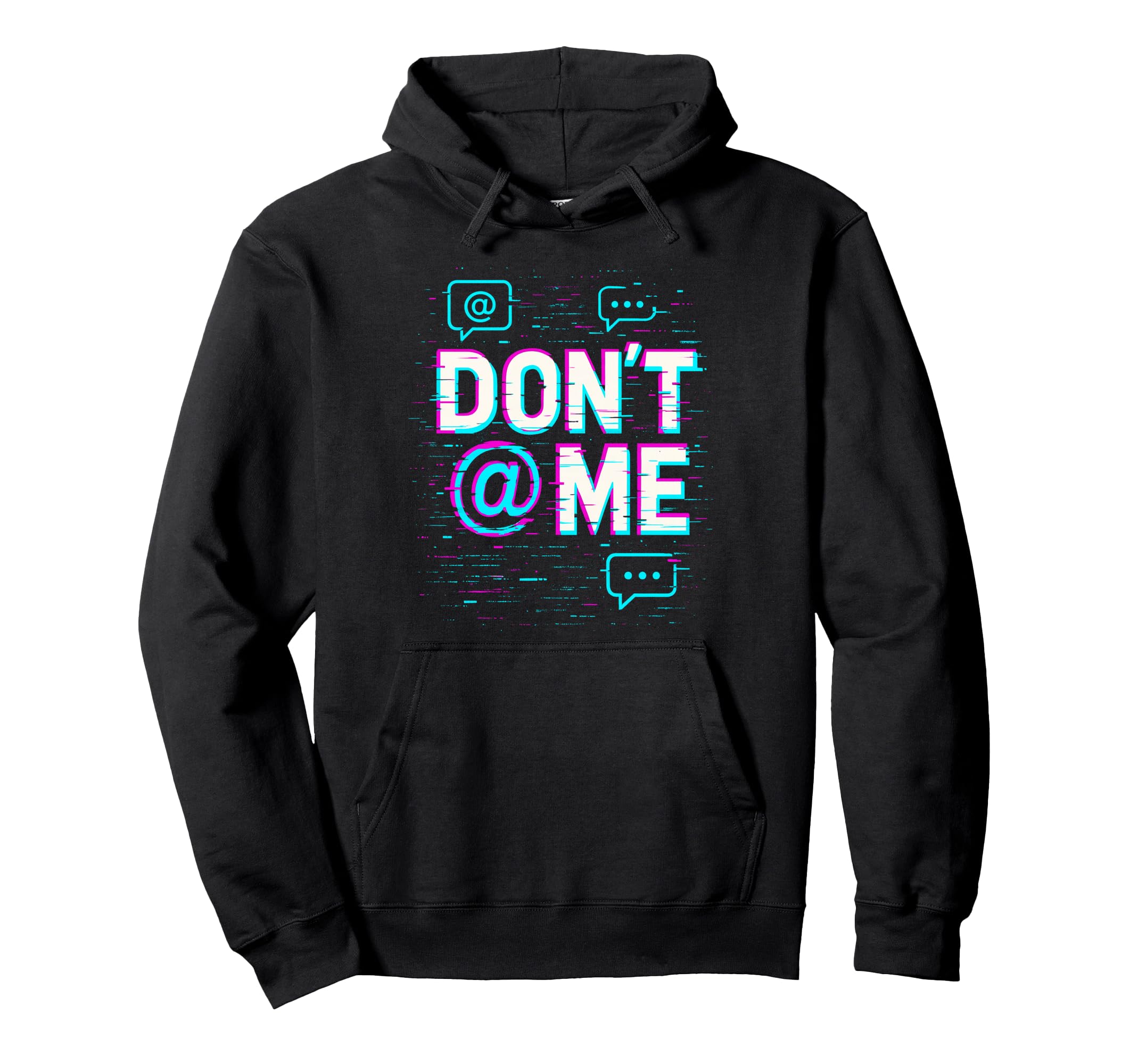 Dont Me Glitched Gamer Vaporwave Y2K Hoodie - Custom Art Print Men Women - T-Shirt, Sweatshirt, Hoodie
