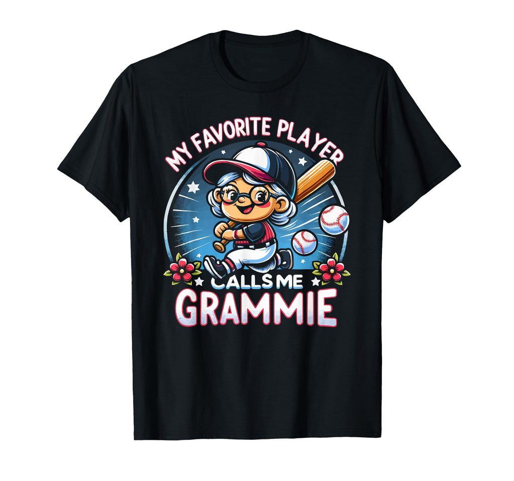 Baseball Grandma Grandmother Granny T-Shirt - Unique Graphic Men Women - T-Shirt, Sweatshirt, Hoodie