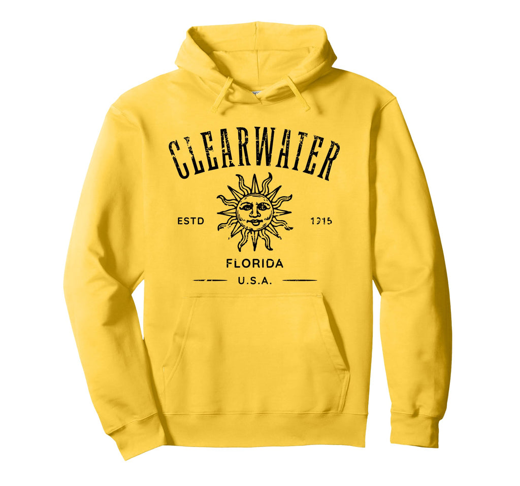 Clearwater Florida Distressed Souvenir Hoodie - Minimalist Print Unisex - T-Shirt, Sweatshirt, Hoodie