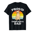 Proud Chihuahua Dad Sunset Chiwawa Dog T-Shirt - Unique Graphic Unisex - T-Shirt, Sweatshirt, Hoodie