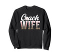 Baseball Coach Wife Leopard Wife Sweatshirt - Streetwear Style Unisex - T-Shirt, Sweatshirt, Hoodie