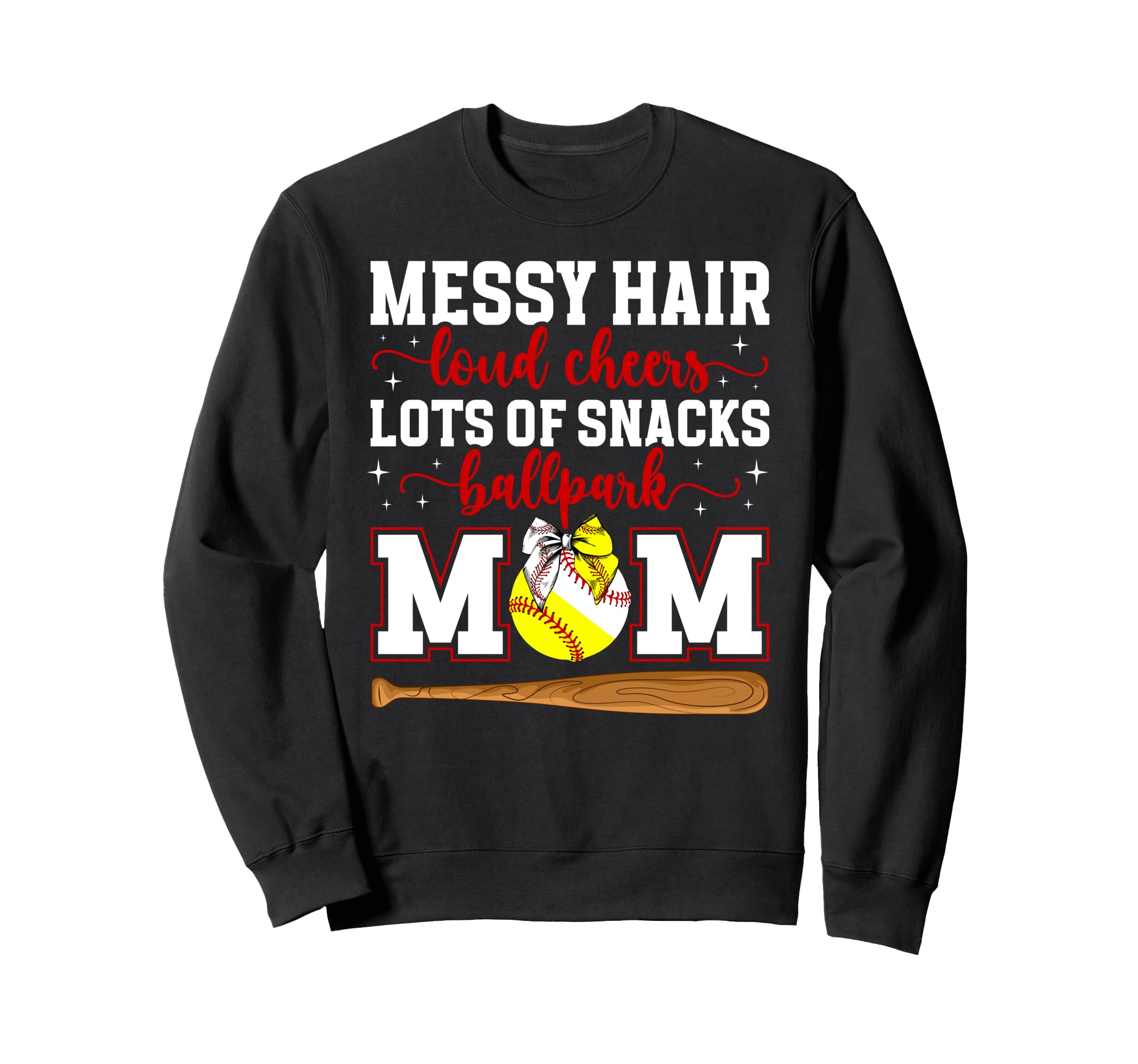 Ballpark Mom Funny Baseball Sweatshirt - Aesthetic Graphic Men Women - T-Shirt, Sweatshirt, Hoodie