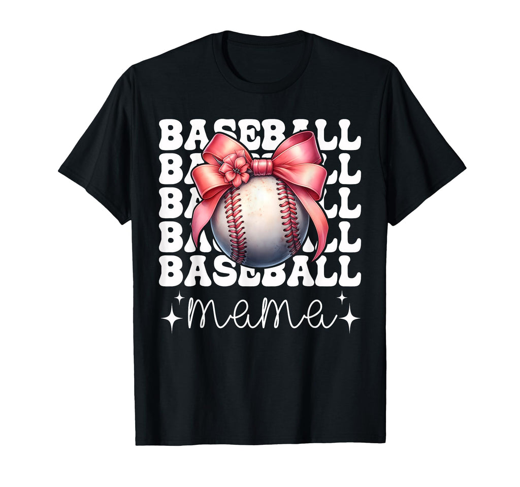 Baseball Mama Baseball Mom Mothers T-Shirt - Aesthetic Graphic for Adults - T-Shirt, Sweatshirt, Hoodie