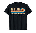 Melia 70S 80S Sunset Stripe T-Shirt - Custom Art Print Men Women - T-Shirt, Sweatshirt, Hoodie