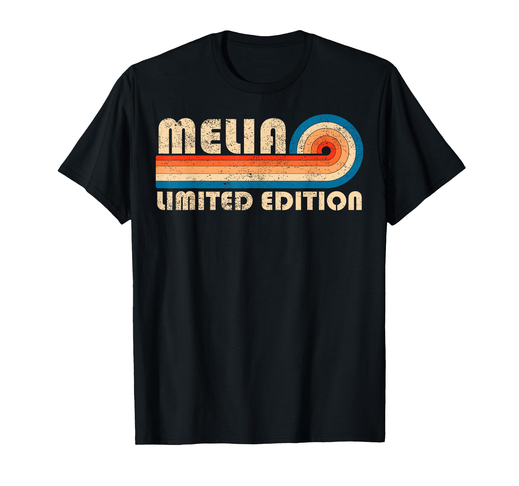 Melia 70S 80S Sunset Stripe T-Shirt - Custom Art Print Men Women - T-Shirt, Sweatshirt, Hoodie