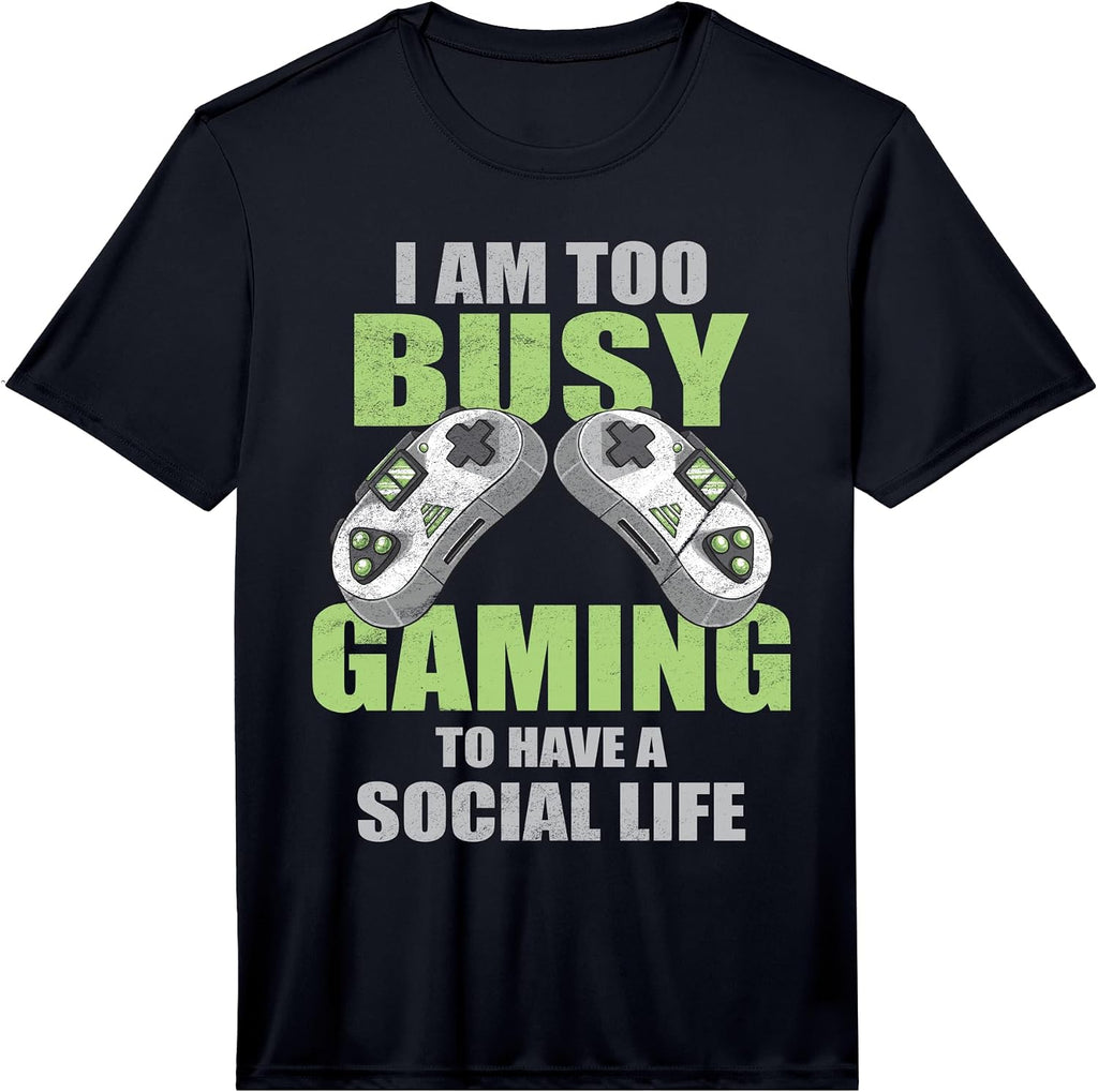 Too Busy Gaming Merch ideas - Adult & Kids T-Shirts, Sweatshirts & Hoodies apparel design preview 1