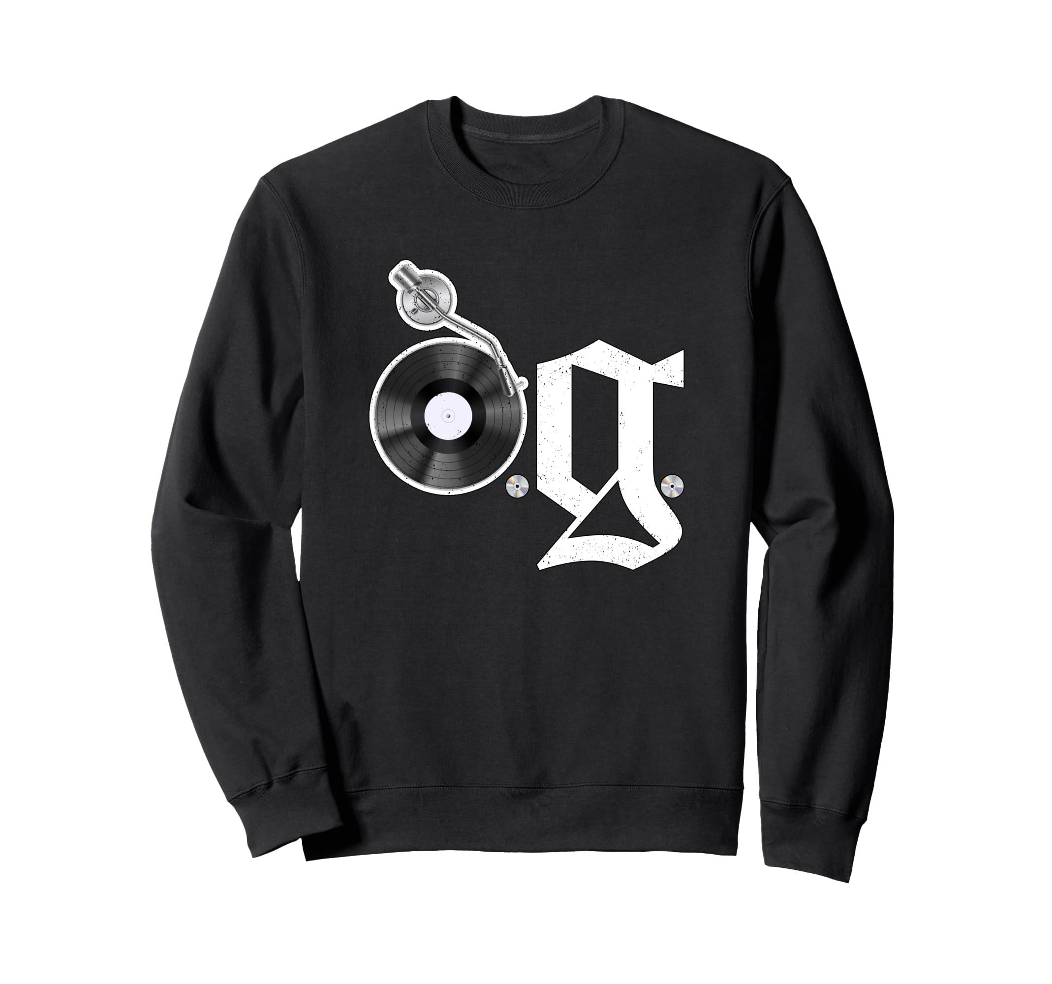 Old School Dad Pops Unc Vinyl Cd Og Sweatshirt - Trendy Graphic Men Women - T-Shirt, Sweatshirt, Hoodie
