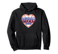 Funny Baseball Mama Mom Might Be Loud Hoodie - Aesthetic Graphic Unisex - T-Shirt, Sweatshirt, Hoodie