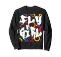 Fly 80S 90S B Old School Hip Hop Sweatshirt - Novelty Apparel Men Women - T-Shirt, Sweatshirt, Hoodie