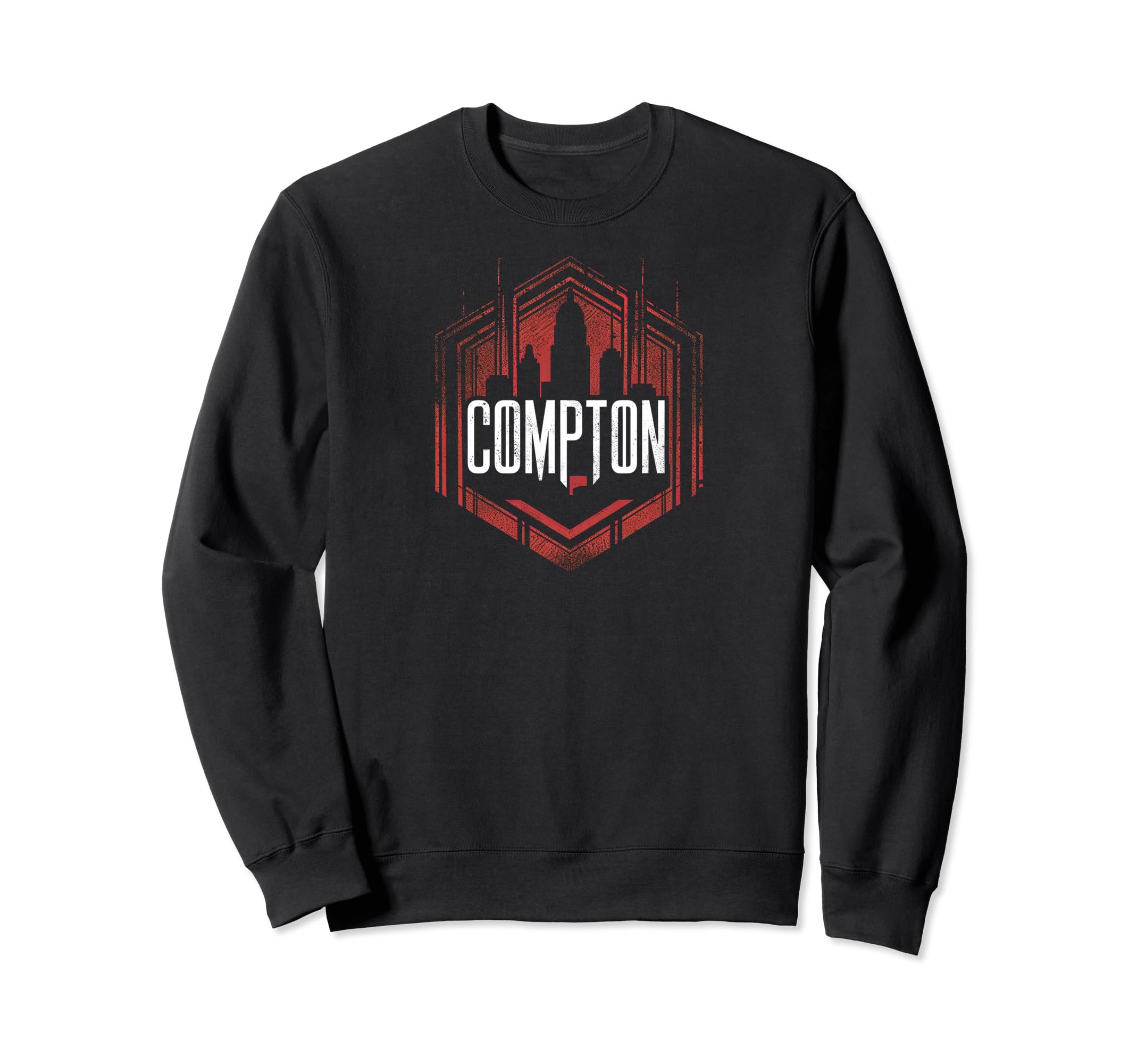 Compton Grit 90S Grunge Sweatshirt - Casual Everyday Wear for Adults - T-Shirt, Sweatshirt, Hoodie