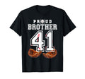 Proud Brother Baseball Player Number T-Shirt - Streetwear Style for Adults - T-Shirt, Sweatshirt, Hoodie