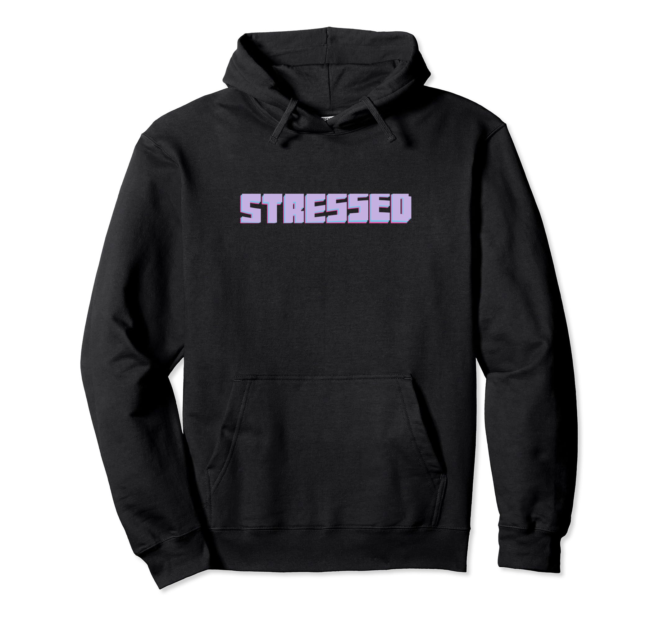 Stressed Aesthetic Vaporwave Hoodie - Streetwear Style for Adults - T-Shirt, Sweatshirt, Hoodie