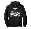 Ufo Cowboy Cat Hoodie - Trendy Graphic Unisex - T-Shirt, Sweatshirt, Hoodie