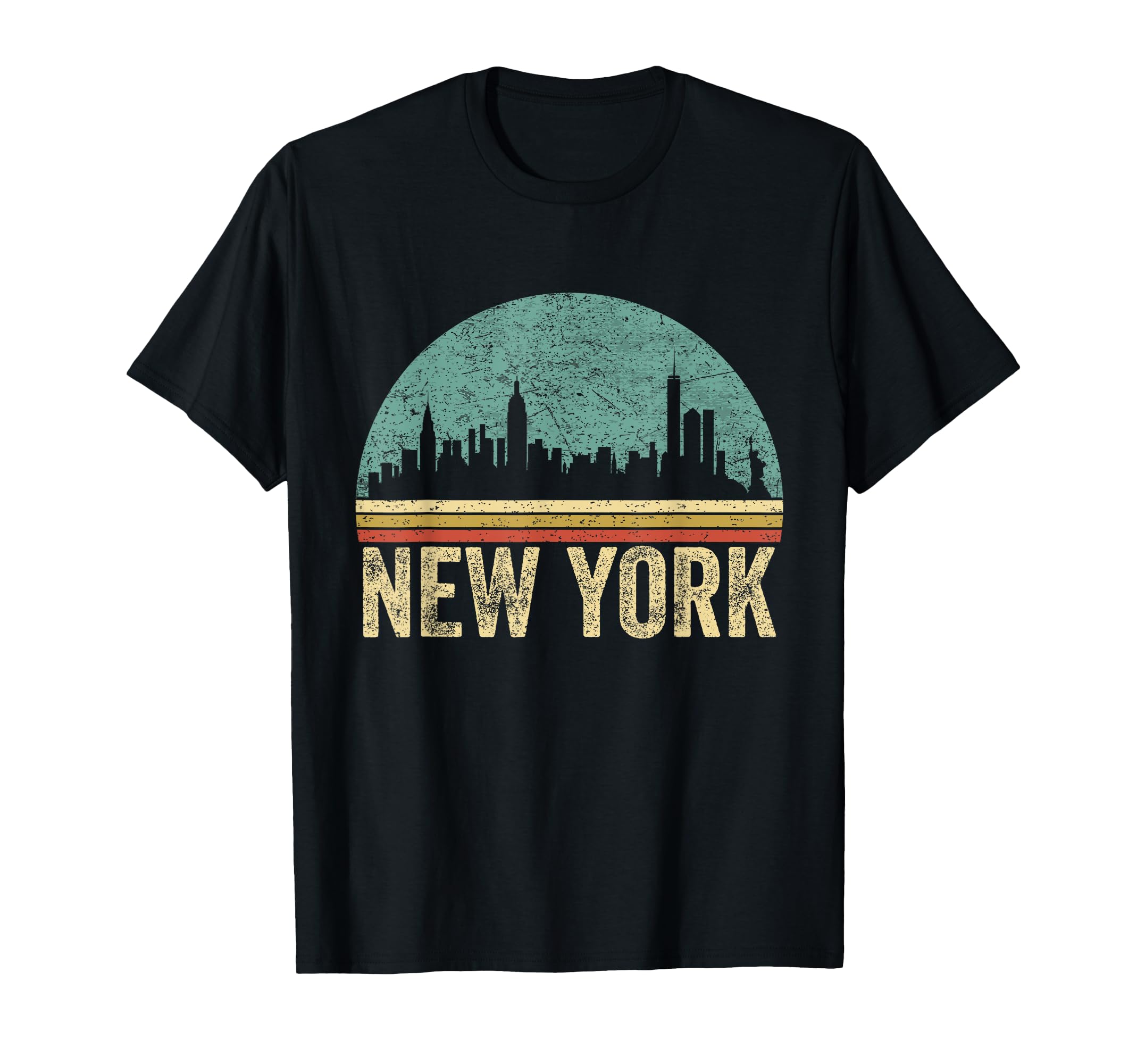 New York City Skyline 70S 80S T-Shirt - Fun Novelty Design Unisex - T-Shirt, Sweatshirt, Hoodie