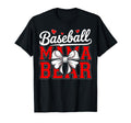 Game Day Mom Coquette Bow Baseball T-Shirt - Fun Novelty Design Unisex - T-Shirt, Sweatshirt, Hoodie