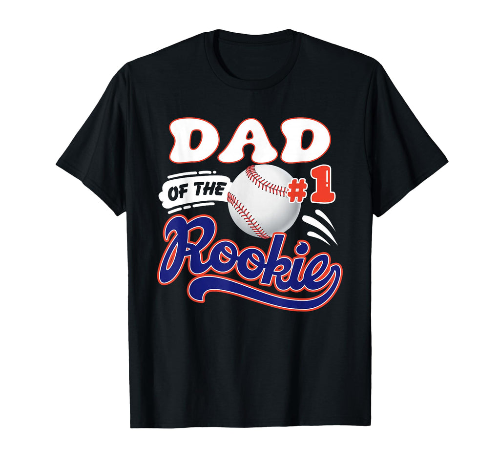 Dad Rookie Year 1St Birthday Baseball T-Shirt - Minimalist Print Unisex - T-Shirt, Sweatshirt, Hoodie