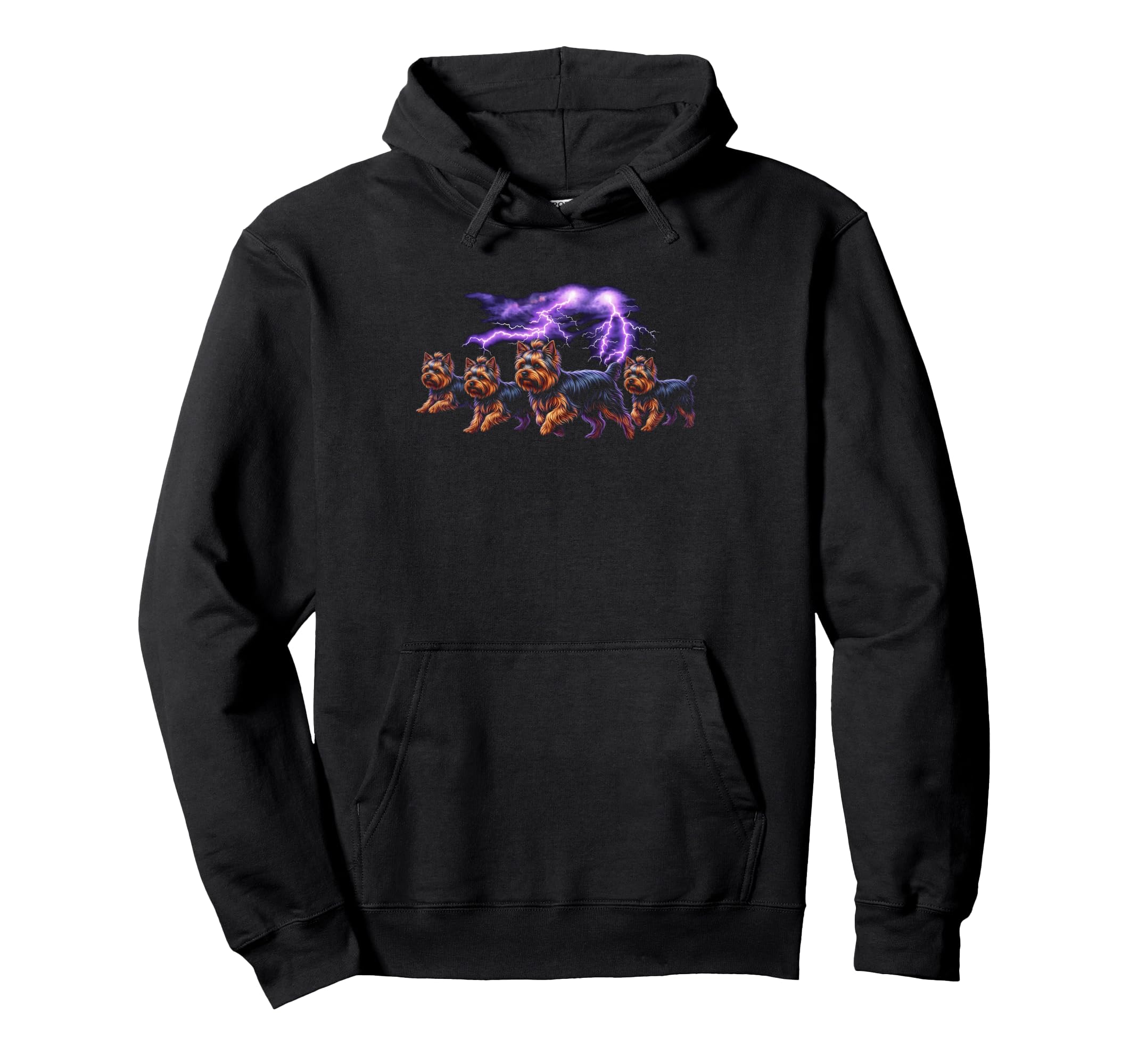 Yorkshire Terrier 90S Dog Lover Hoodie - Casual Everyday Wear for Adults - T-Shirt, Sweatshirt, Hoodie