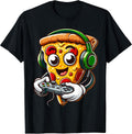 Funny Gamer Pizza Gaming Food Lovers Gift Ideas - Adult & Kids T-Shirts, Sweatshirts & Hoodies apparel design preview 1