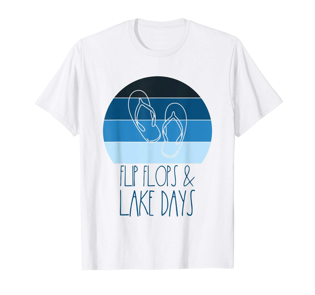 Lake Weekend Lake Sunset Flipflop Lover T-Shirt - Trendy Graphic Unisex - T-Shirt, Sweatshirt, Hoodie
