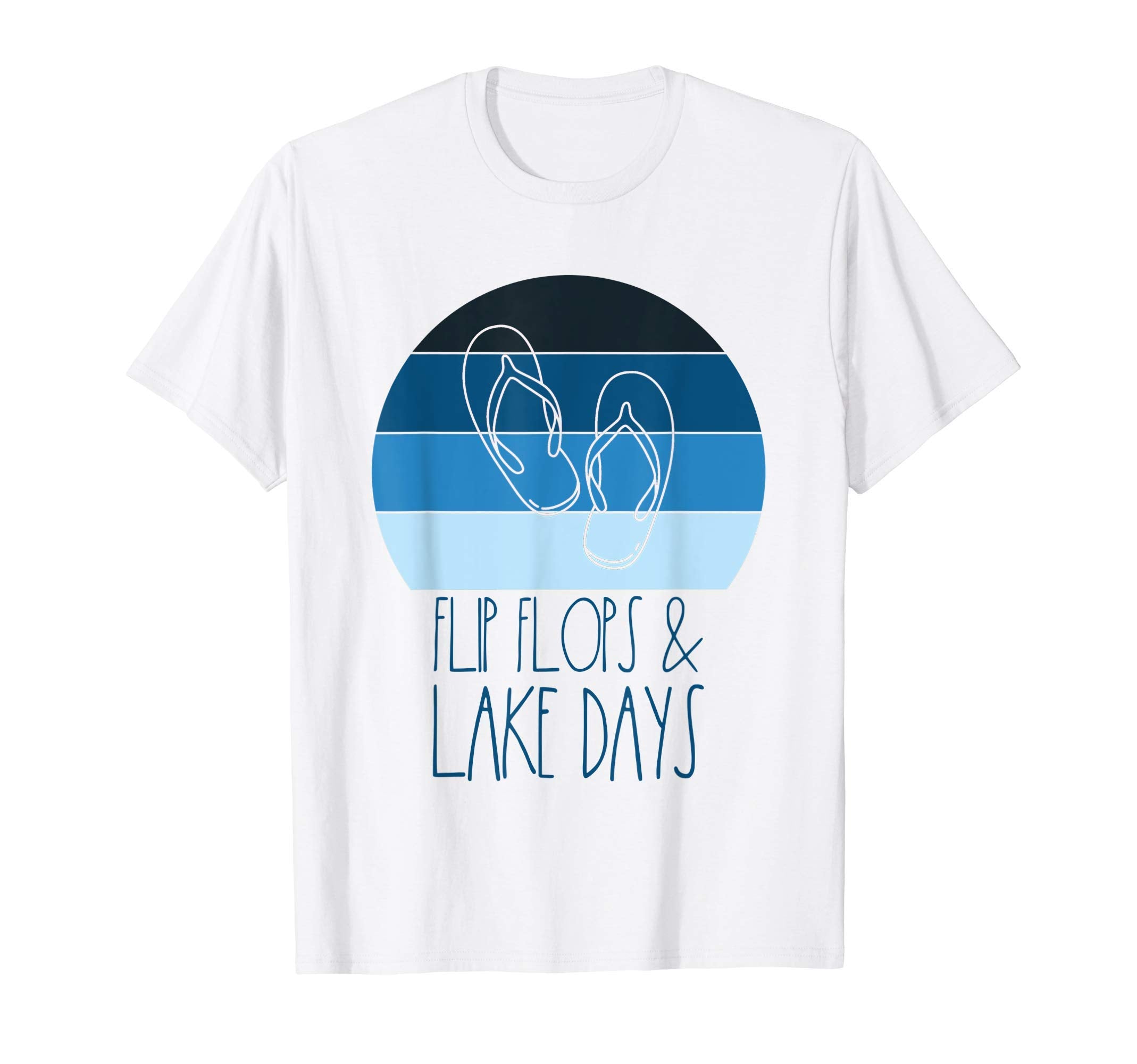Lake Weekend Lake Sunset Flipflop Lover T-Shirt - Trendy Graphic Unisex - T-Shirt, Sweatshirt, Hoodie