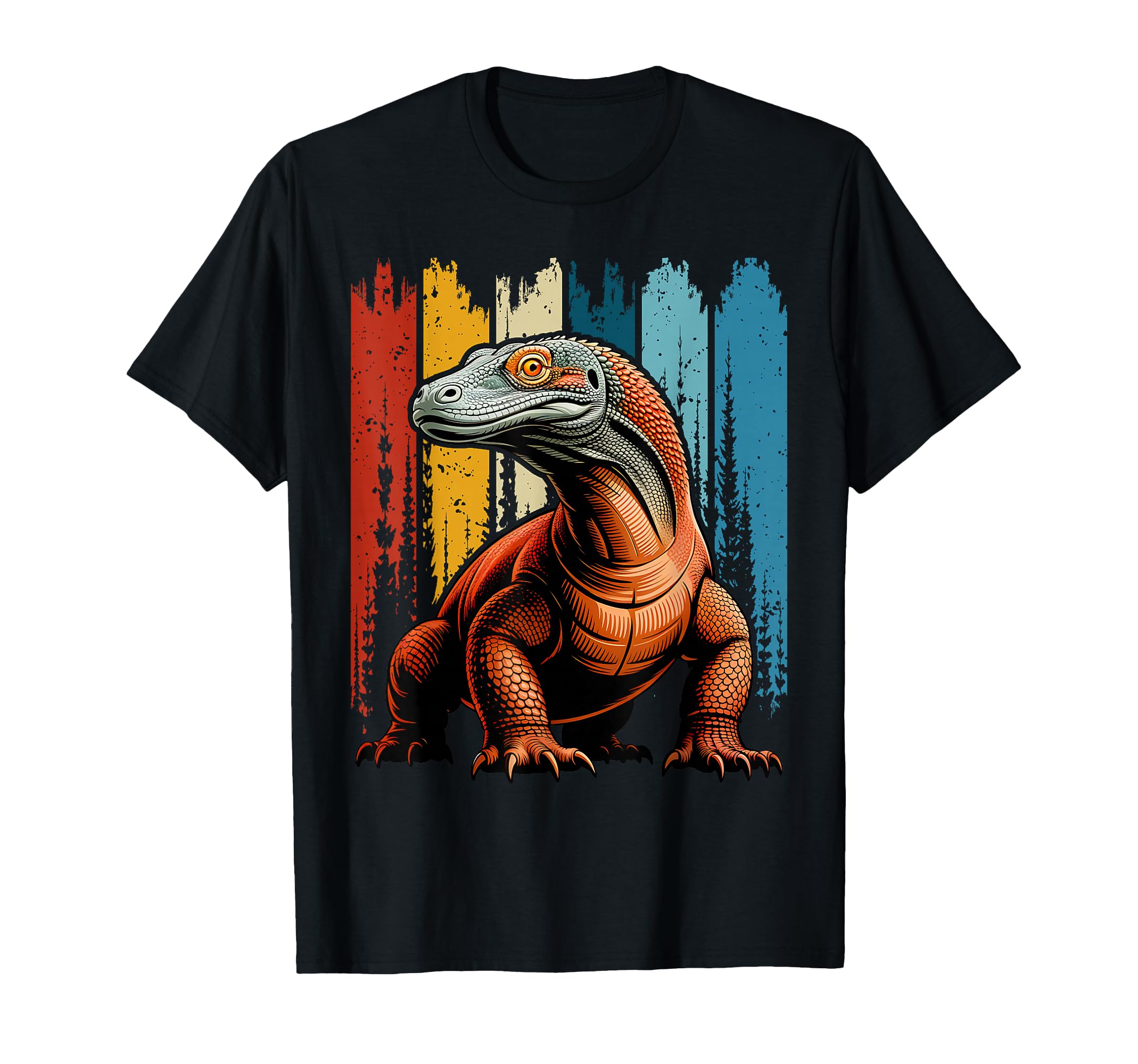 Distressed Komodo Dragon T-Shirt - Aesthetic Graphic for Adults - T-Shirt, Sweatshirt, Hoodie