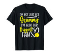 His Biggest Fan Softball Grammy Softball T-Shirt - Minimalist Print Unisex - T-Shirt, Sweatshirt, Hoodie