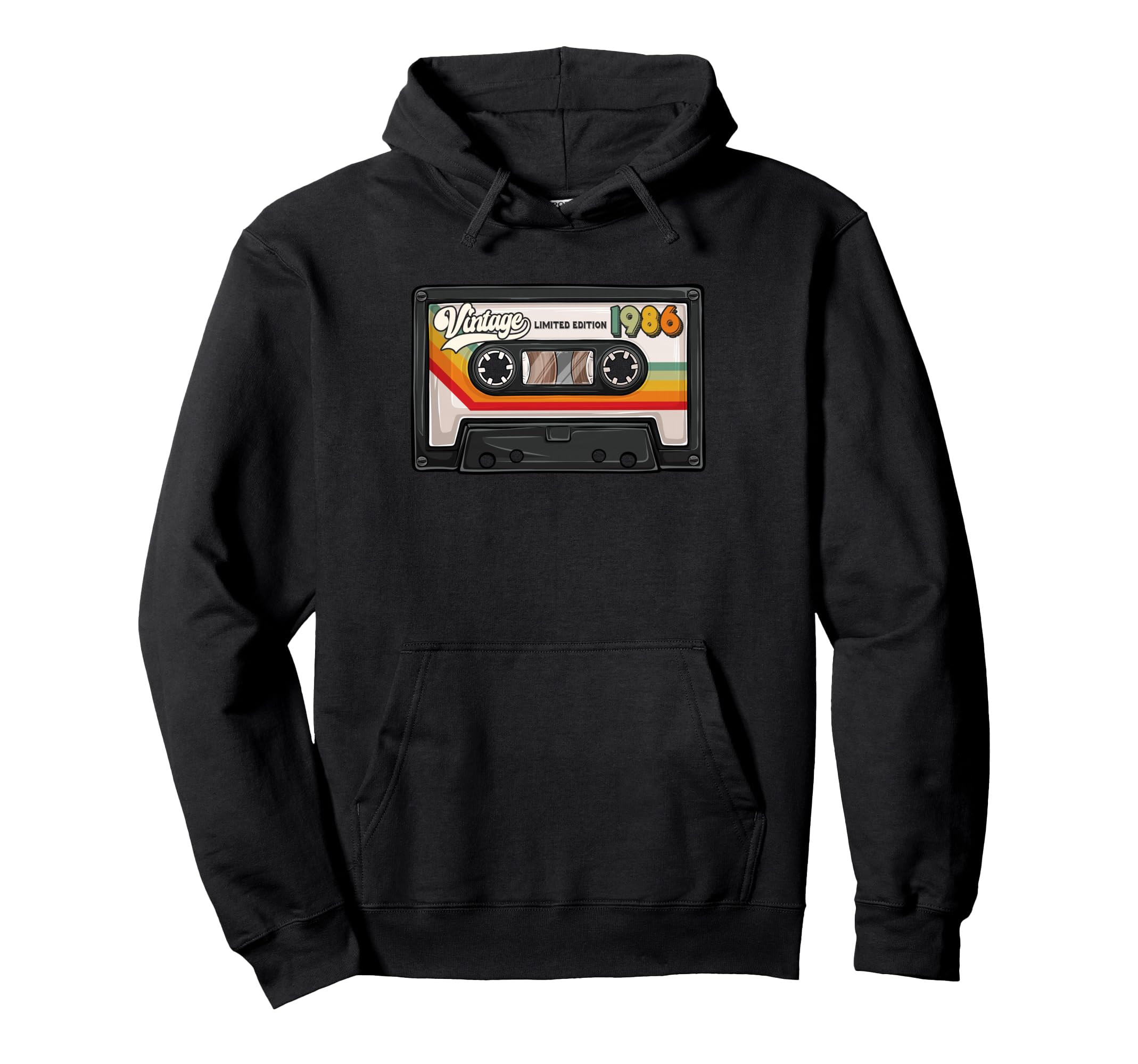 40 Year Old 1986 Cassette Tape 40Th Hoodie - Casual Everyday Wear Unisex - T-Shirt, Sweatshirt, Hoodie