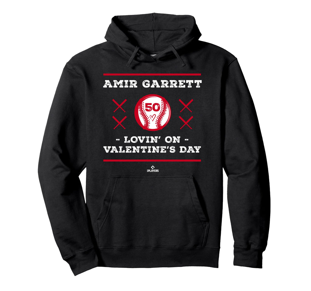Amir Garrett Lovin Valentines Day Hoodie - Casual Everyday Wear Unisex - T-Shirt, Sweatshirt, Hoodie