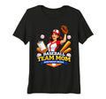 Womens Baseball Team Mom Birthday T-Shirt - Minimalist Print Men Women - T-Shirt, Sweatshirt, Hoodie