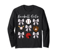 Baseball Sister Helmet Ball Bat Sweatshirt - Minimalist Print Men Women - T-Shirt, Sweatshirt, Hoodie