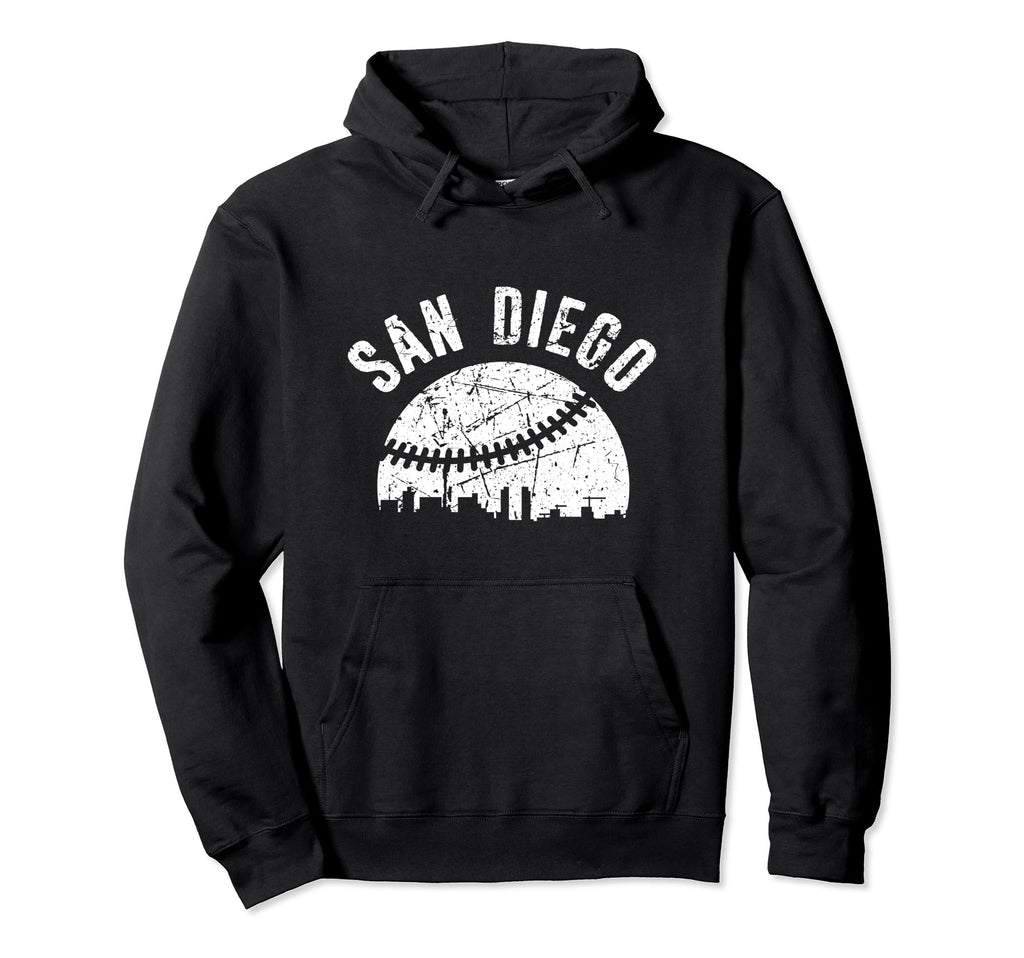 San Diego California Baseball Team Hoodie - Minimalist Print Men Women - T-Shirt, Sweatshirt, Hoodie