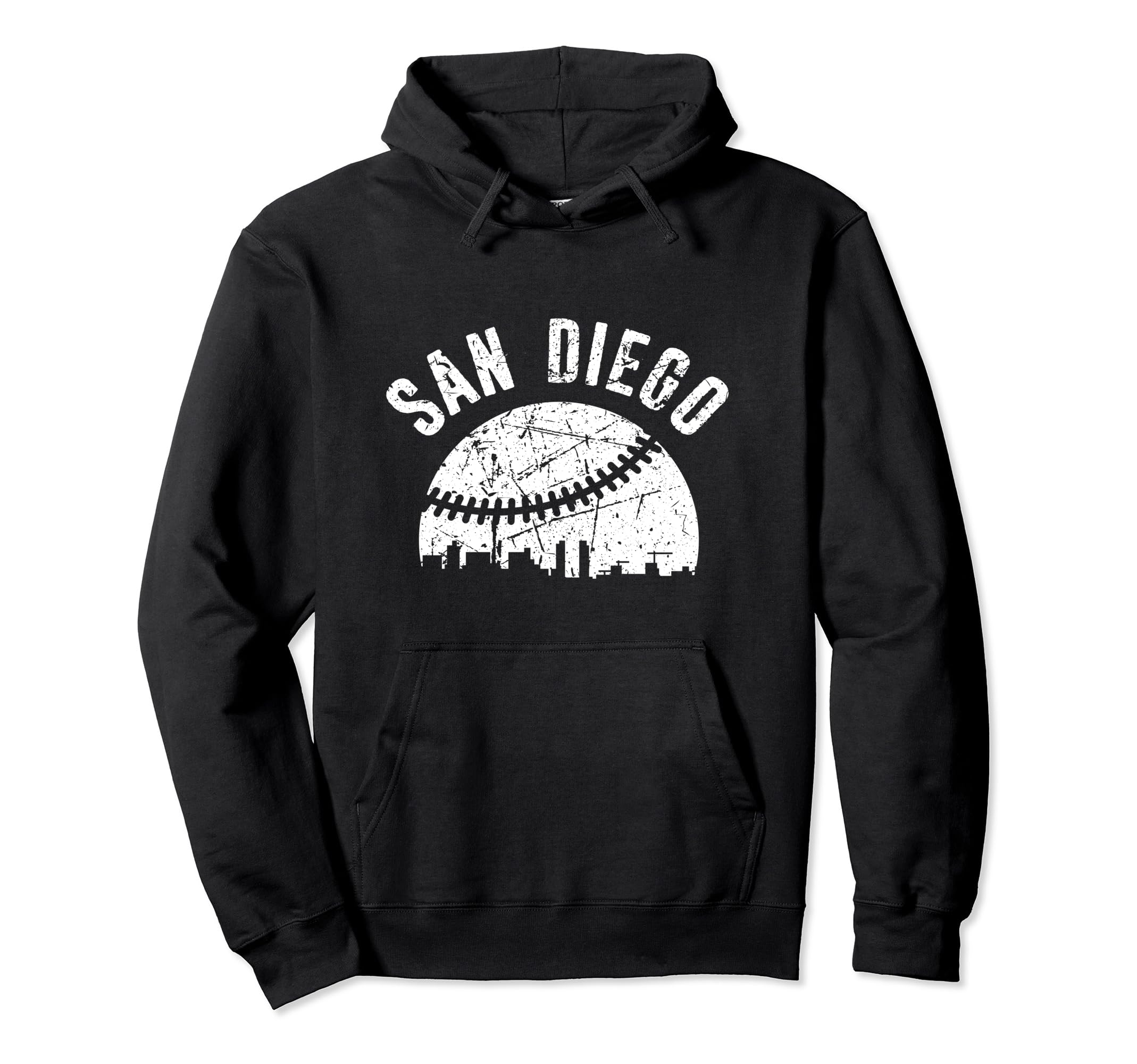 San Diego California Baseball Team Hoodie - Minimalist Print Men Women - T-Shirt, Sweatshirt, Hoodie