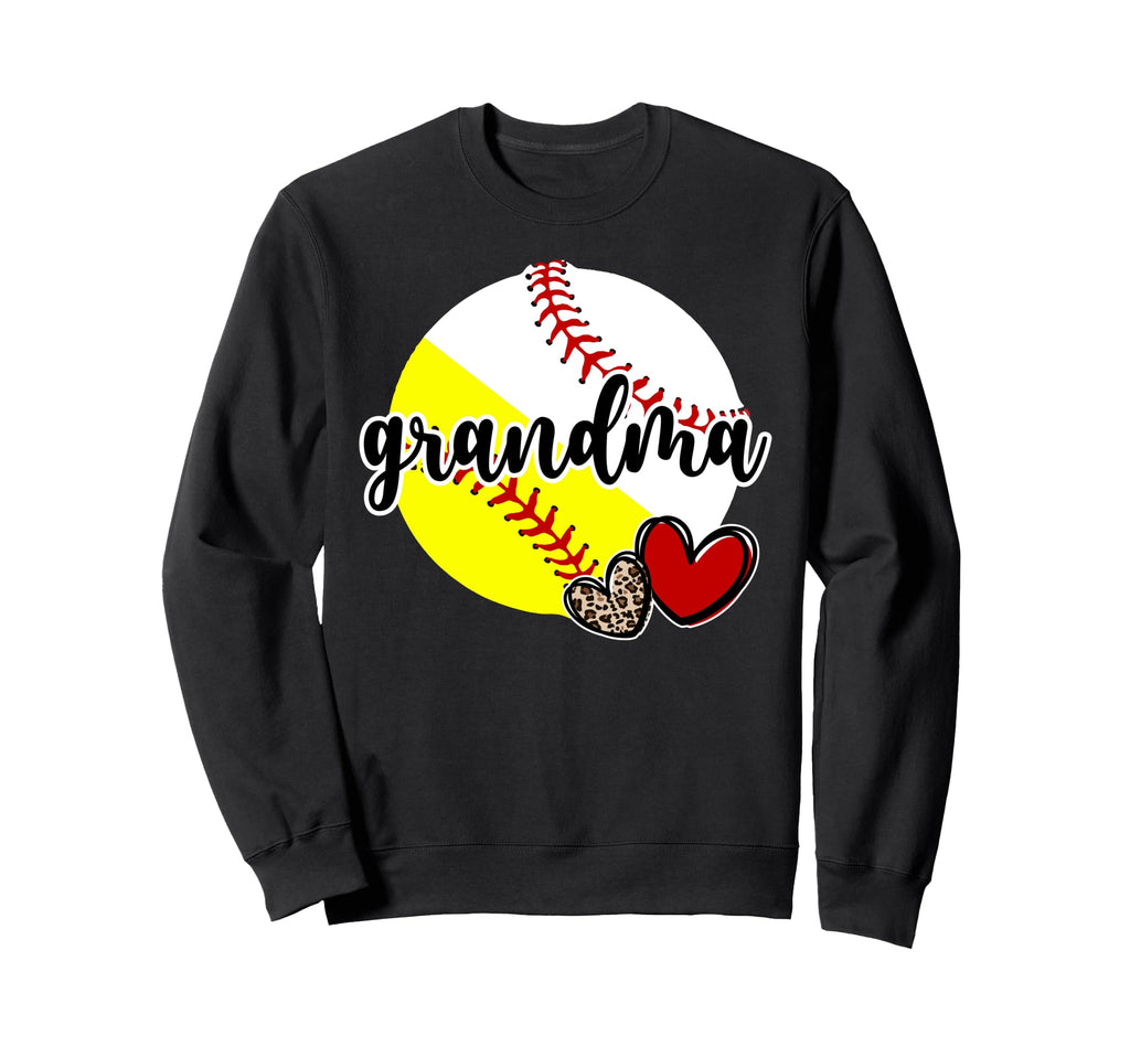Baseball Softball Grandma Proud Sweatshirt - Novelty Apparel Men Women - T-Shirt, Sweatshirt, Hoodie