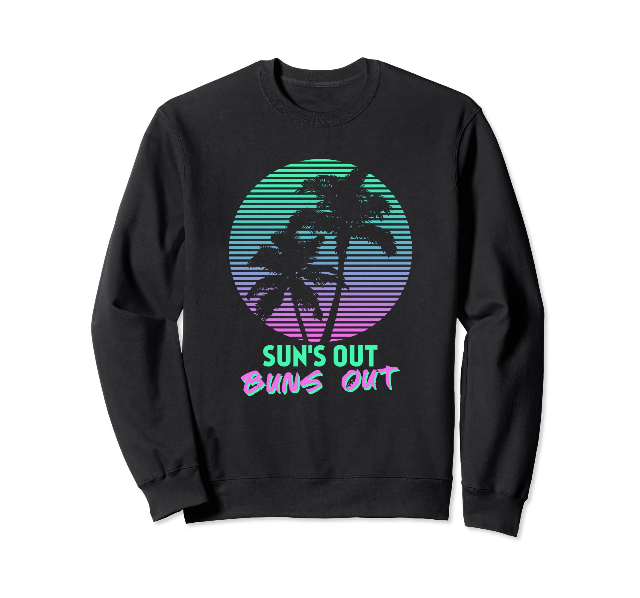 Cyberpunk Outrun Synthwave Sunset Sweatshirt - Novelty Apparel Men Women - T-Shirt, Sweatshirt, Hoodie