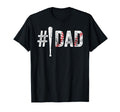 Number One Baseball Dad Fathers Day 1 T-Shirt - Graphic Print Men Women - T-Shirt, Sweatshirt, Hoodie
