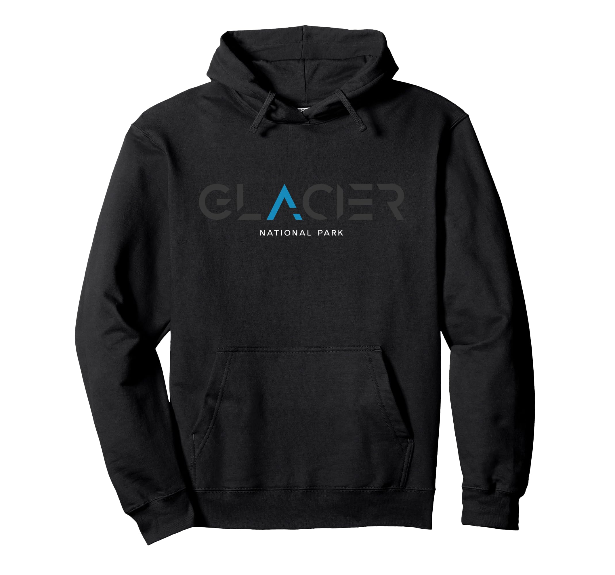 Glacier National Park Montana Tonal Hoodie - Unique Graphic for Adults - T-Shirt, Sweatshirt, Hoodie