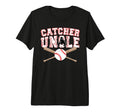 Mens Baseball Catcher Uncle Baseball T-Shirt - Custom Art Print Men Women - T-Shirt, Sweatshirt, Hoodie