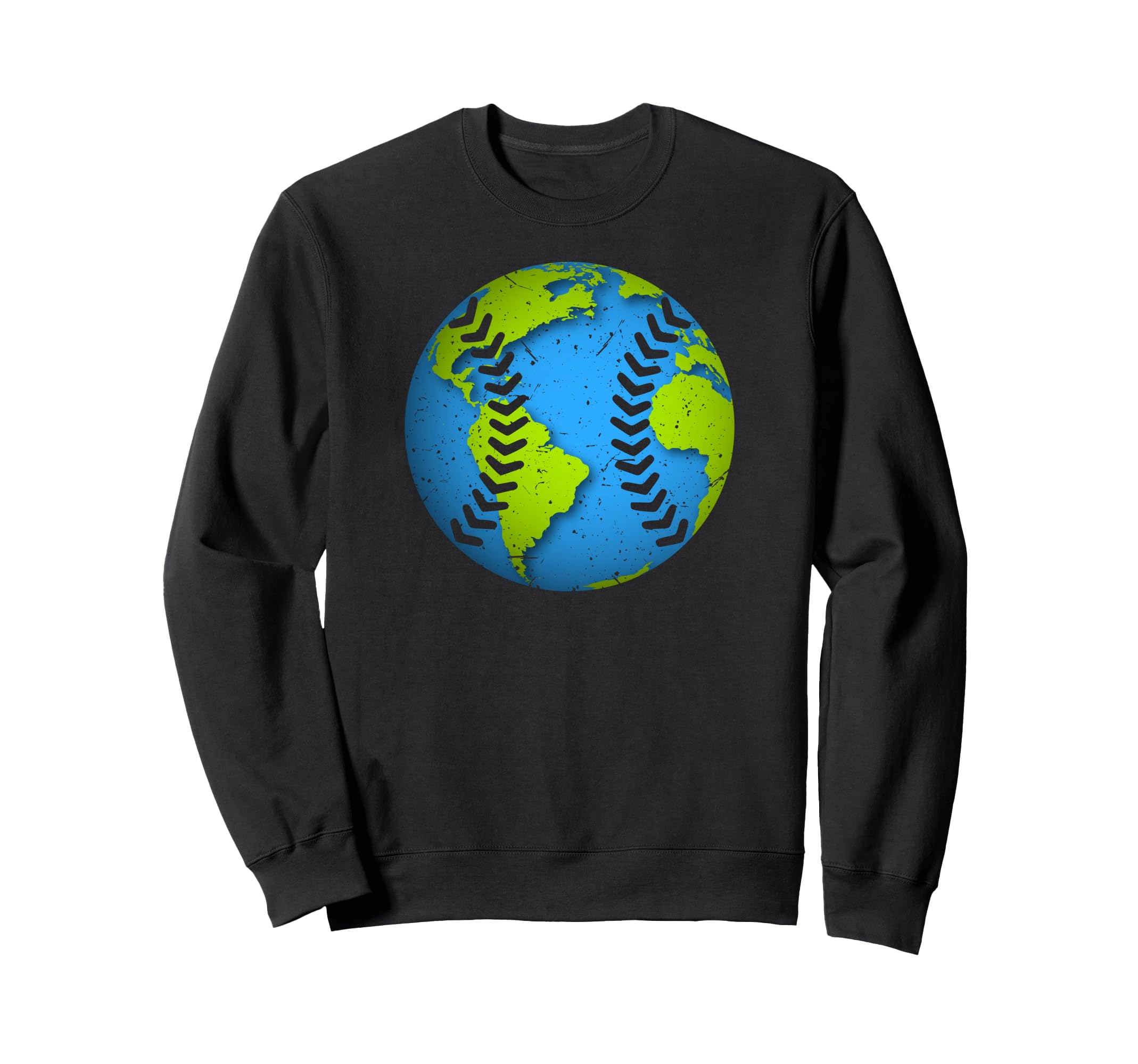Earth Baseball Earth Day Favors Funny Sweatshirt - Unique Graphic Unisex - T-Shirt, Sweatshirt, Hoodie