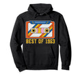 Best 1963 Cassette Tape 60 Years Old Hoodie - Unique Graphic for Adults - T-Shirt, Sweatshirt, Hoodie