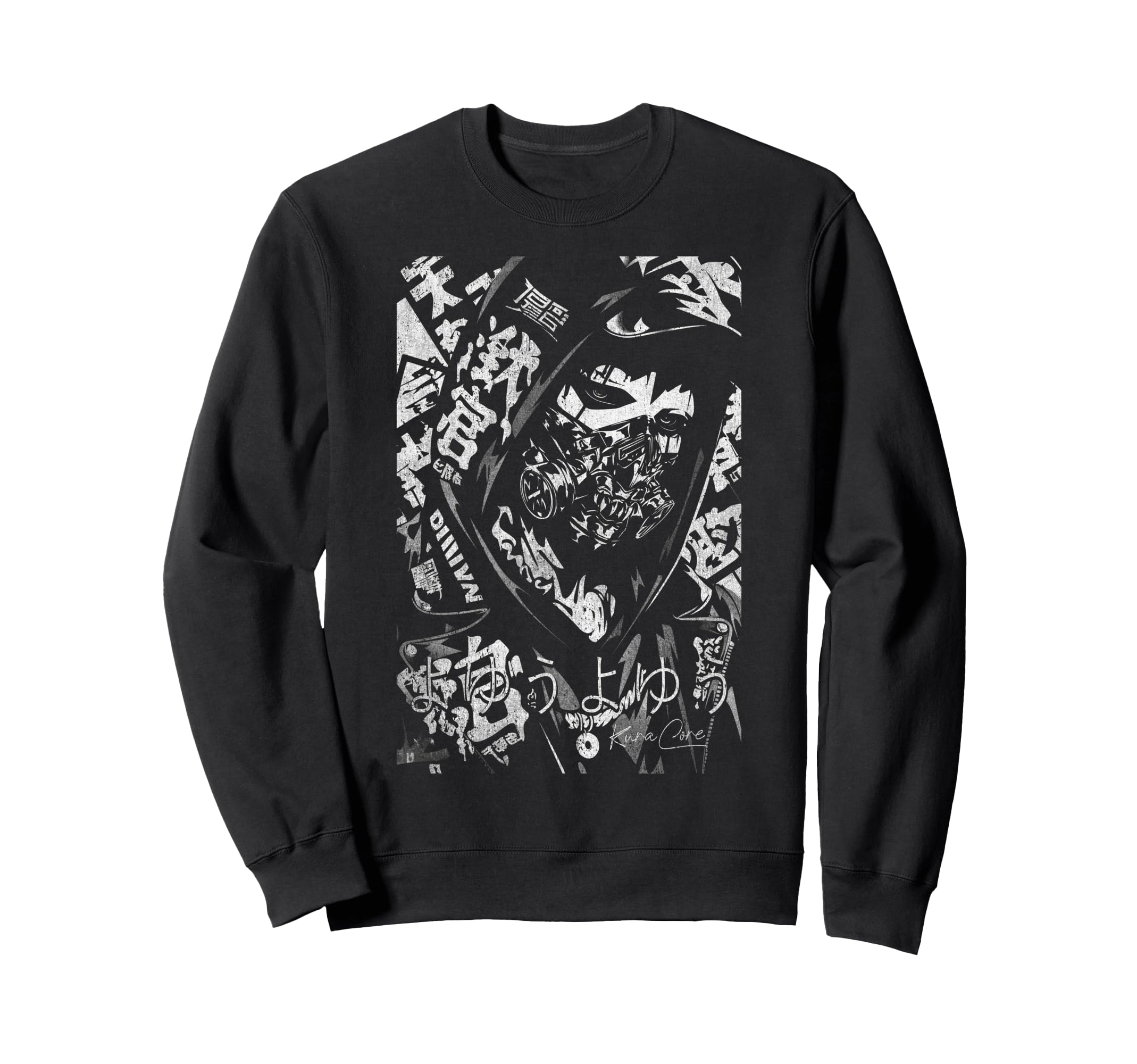 Japanese Streetwear Cyberpunk Y2K Sweatshirt - Graphic Print Men Women - T-Shirt, Sweatshirt, Hoodie