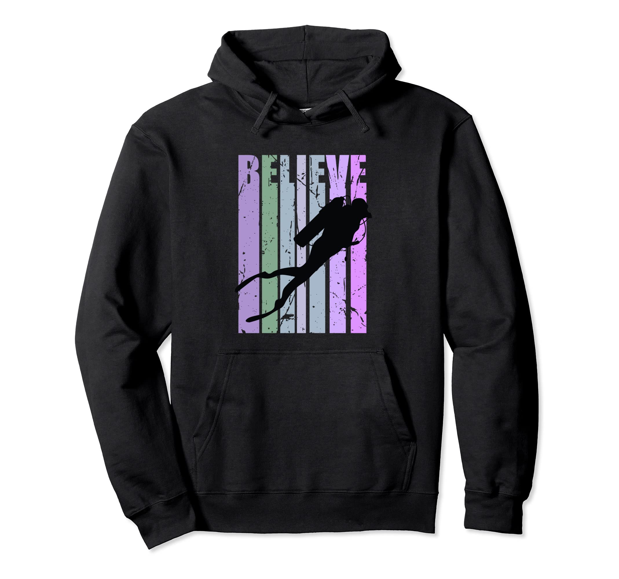 Scuba Diving Womans Motivational Hoodie - Custom Art Print Unisex - T-Shirt, Sweatshirt, Hoodie