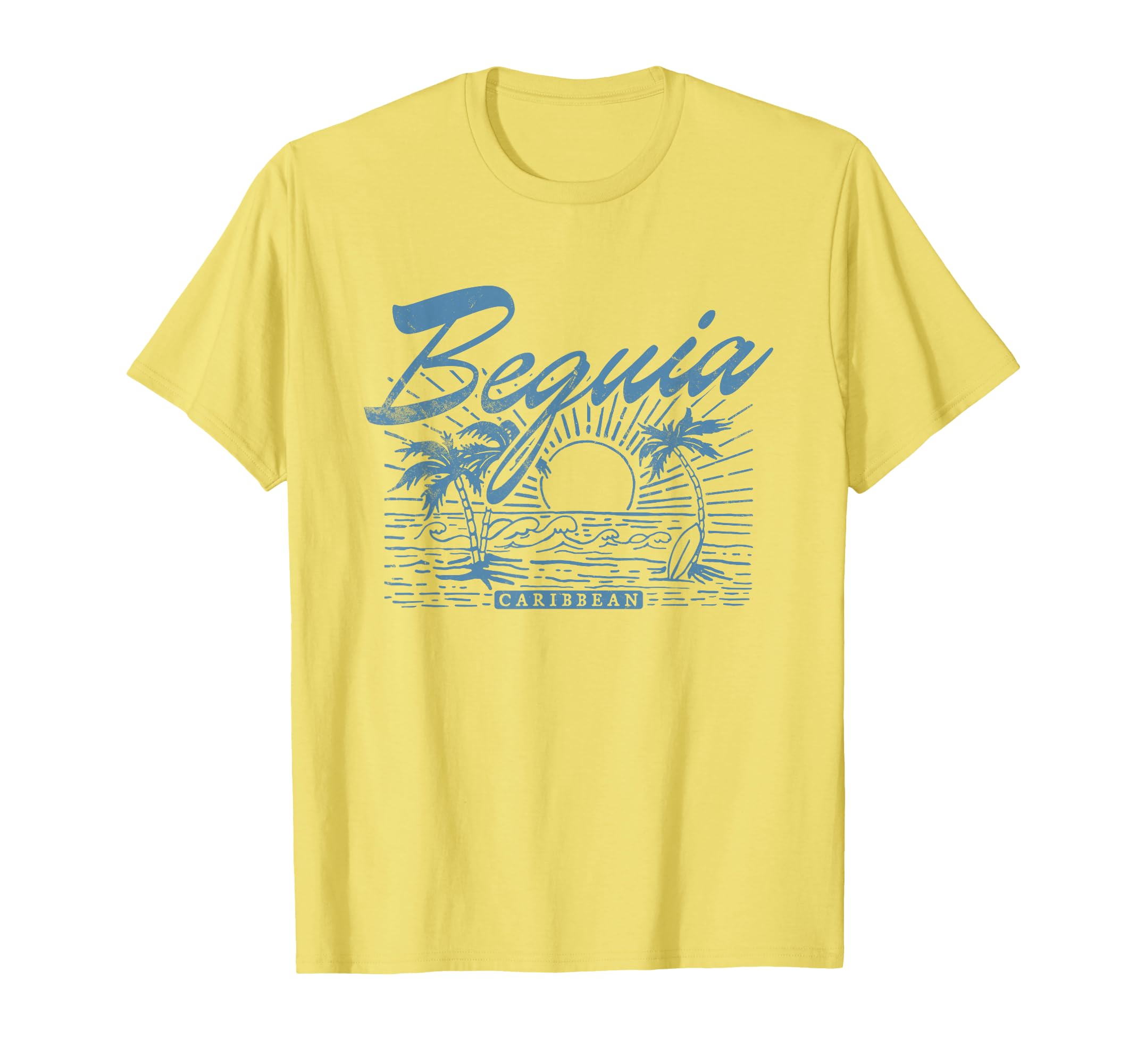 Bequia Caribbean Distressed Beach T-Shirt - Streetwear Style for Adults - T-Shirt, Sweatshirt, Hoodie