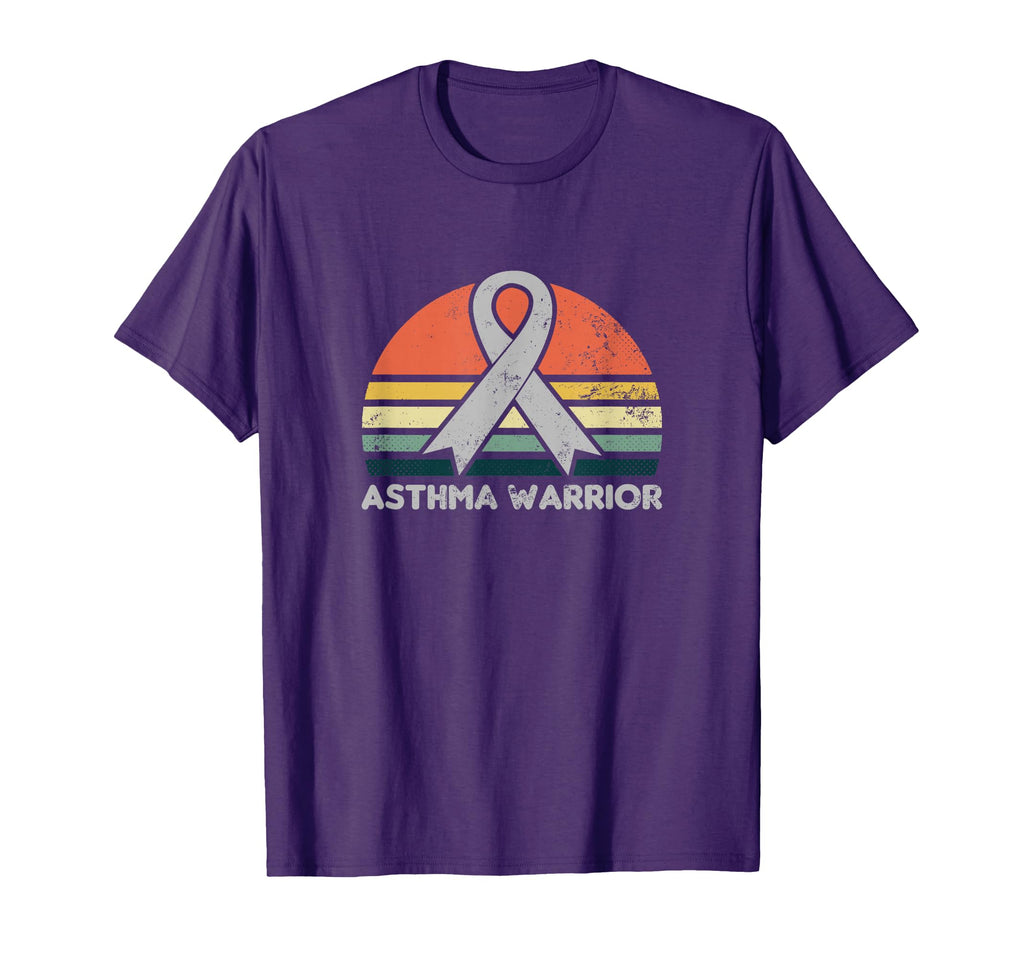 Asthma Awareness Sunset Gift T-Shirt - Unique Graphic Men Women - T-Shirt, Sweatshirt, Hoodie