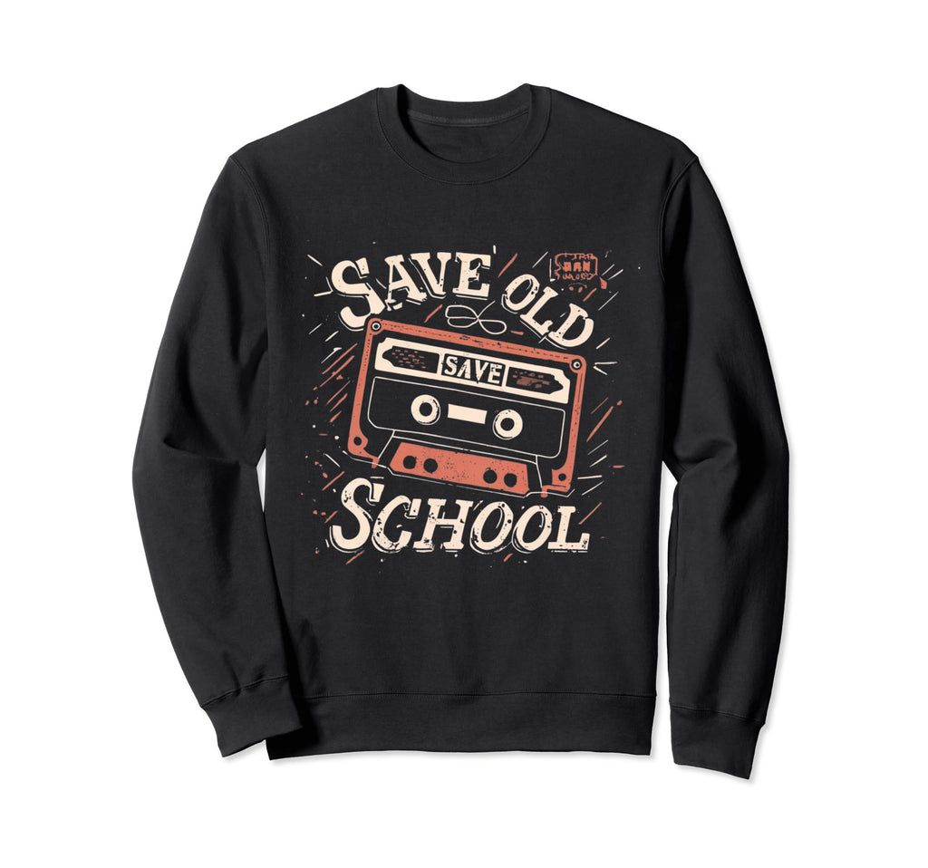 Old School Hip Hop 80S 90S Mixtape Sweatshirt - Novelty Apparel Men Women - T-Shirt, Sweatshirt, Hoodie