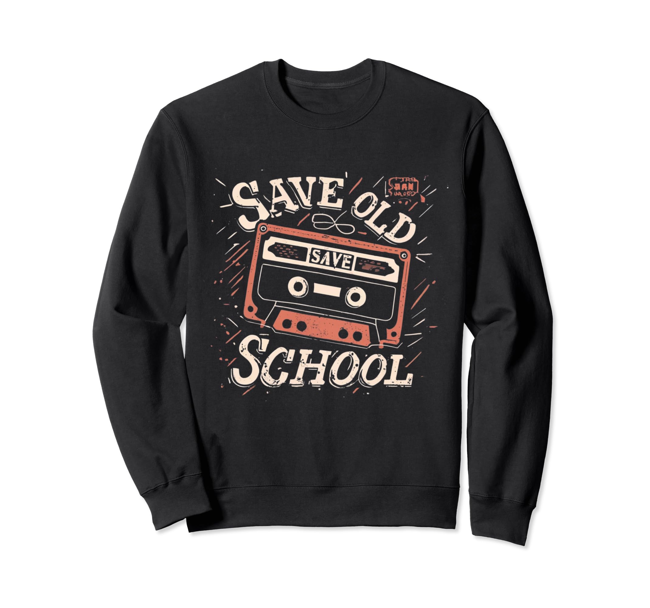 Old School Hip Hop 80S 90S Mixtape Sweatshirt - Novelty Apparel Men Women - T-Shirt, Sweatshirt, Hoodie