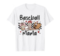 Baseball Mama Heart Mothers Day Mom T-Shirt - Aesthetic Graphic for Adults - T-Shirt, Sweatshirt, Hoodie