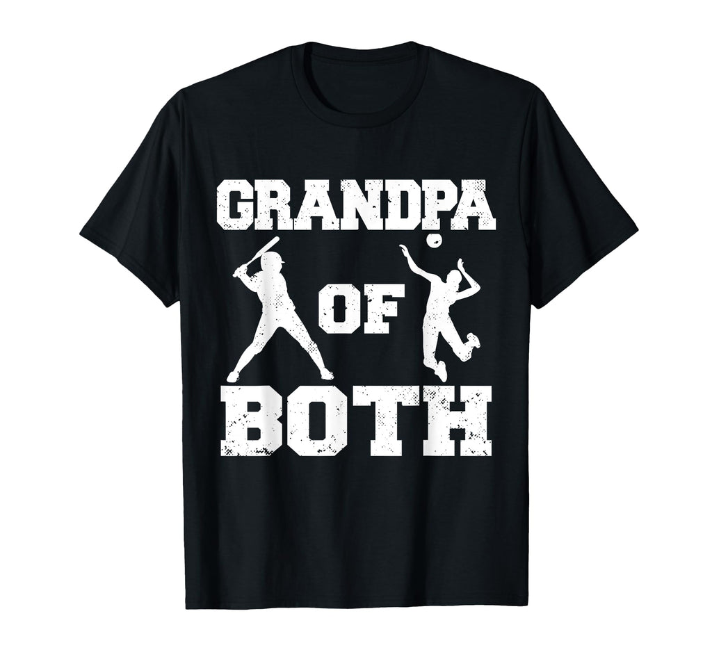 Grandpa Both Funny Baseball T-Shirt - Custom Art Print Men Women - T-Shirt, Sweatshirt, Hoodie