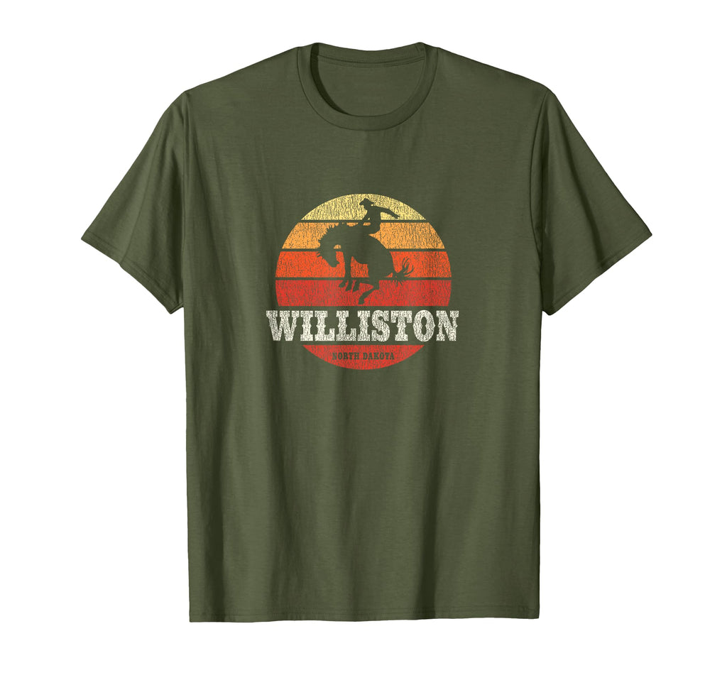 Williston Nd Country Western T-Shirt - Custom Art Print for Adults - T-Shirt, Sweatshirt, Hoodie