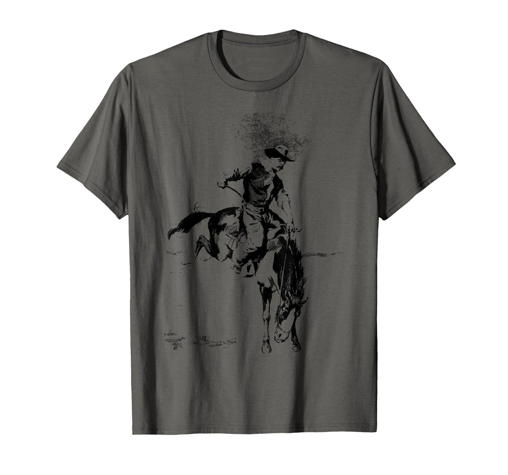 Cowboy Rodeo Horse Cowboy Riding T-Shirt - Streetwear Style for Adults - T-Shirt, Sweatshirt, Hoodie
